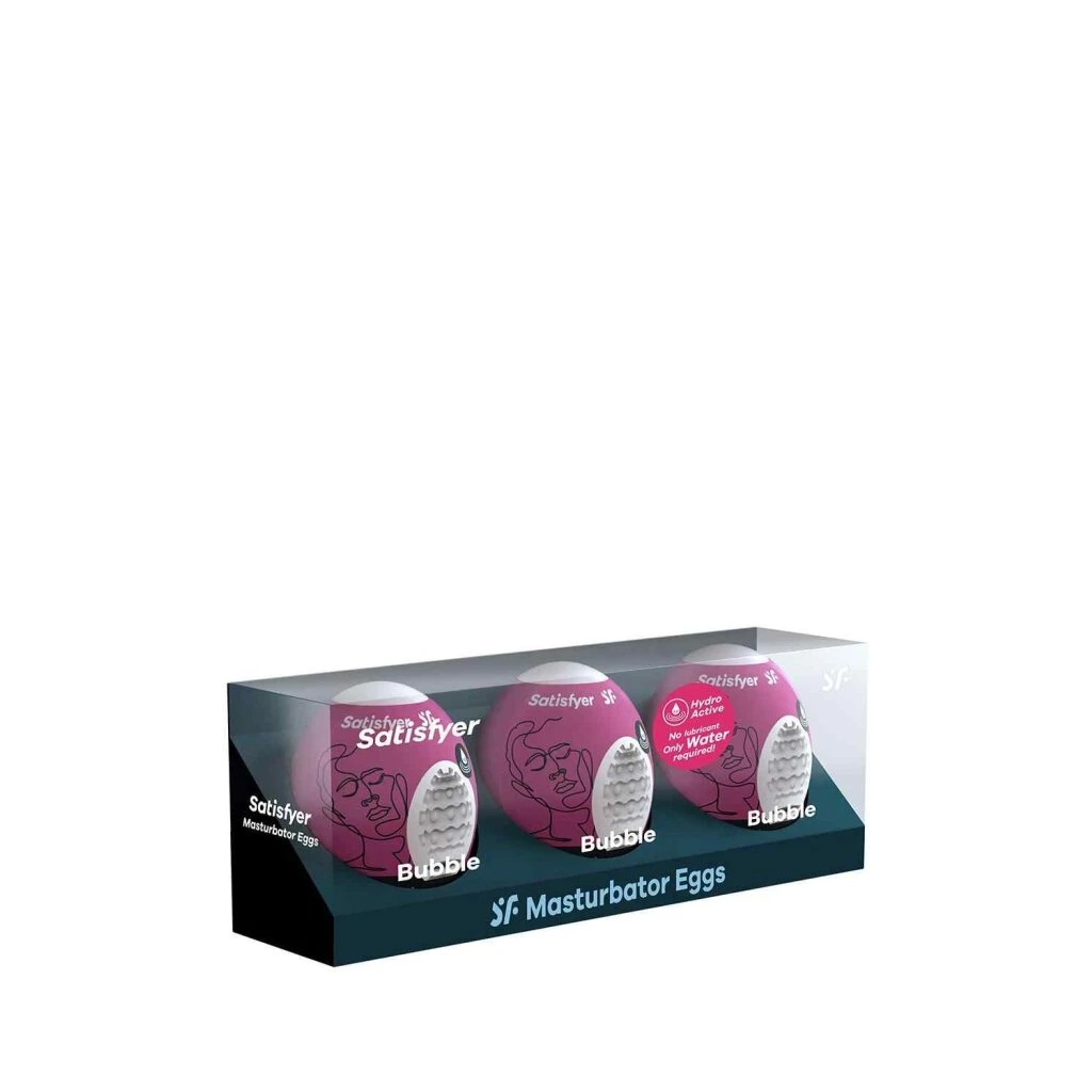 Satisfyer Masturbator Egg 3er Set Bubble 3 Satisfyer Masturbator Egg 3er Set Bubble