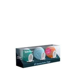 Satisfyer Masturbator Egg 3er Set Naughty, Savage, Chrunchy