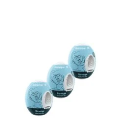 Satisfyer Masturbator Egg 3er Set Savage -Sexspielzeug Geschäft satisfyer masturbator egg 3er set savage2