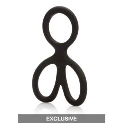 CalExotics Silicone Ball Spreader Black -Sexspielzeug Geschäft silicone ball spreader black5