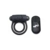 Silicone Cock Ring &amp; Bullet With Remote Control - Black -Sexspielzeug Geschäft silicone cock ring bullet with remote control black