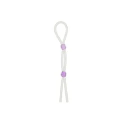 Silicone Lasso Cock Ring Dual Beads