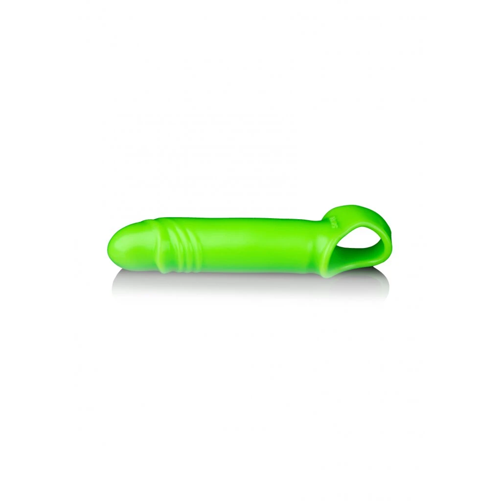 Smooth Stretchy Penis Sleeve - Glow In The Dark 3 Smooth Stretchy Penis Sleeve - Glow In The Dark