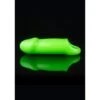 Smooth Thick Stretchy Penis Sleeve - Glow In The Dark -Sexspielzeug Geschäft smooth thick stretchy penis sleeve glow in the dark