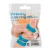 You2Toys Stretchy Cock Ring Set -Sexspielzeug Geschäft stretchy cock ring set