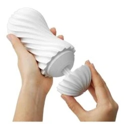 TENGA Flex Silky White -Sexspielzeug Geschäft tenga flex silky white3
