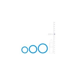 Three Size Cock Ring Set Blue -Sexspielzeug Geschäft three size cock ring set blue2