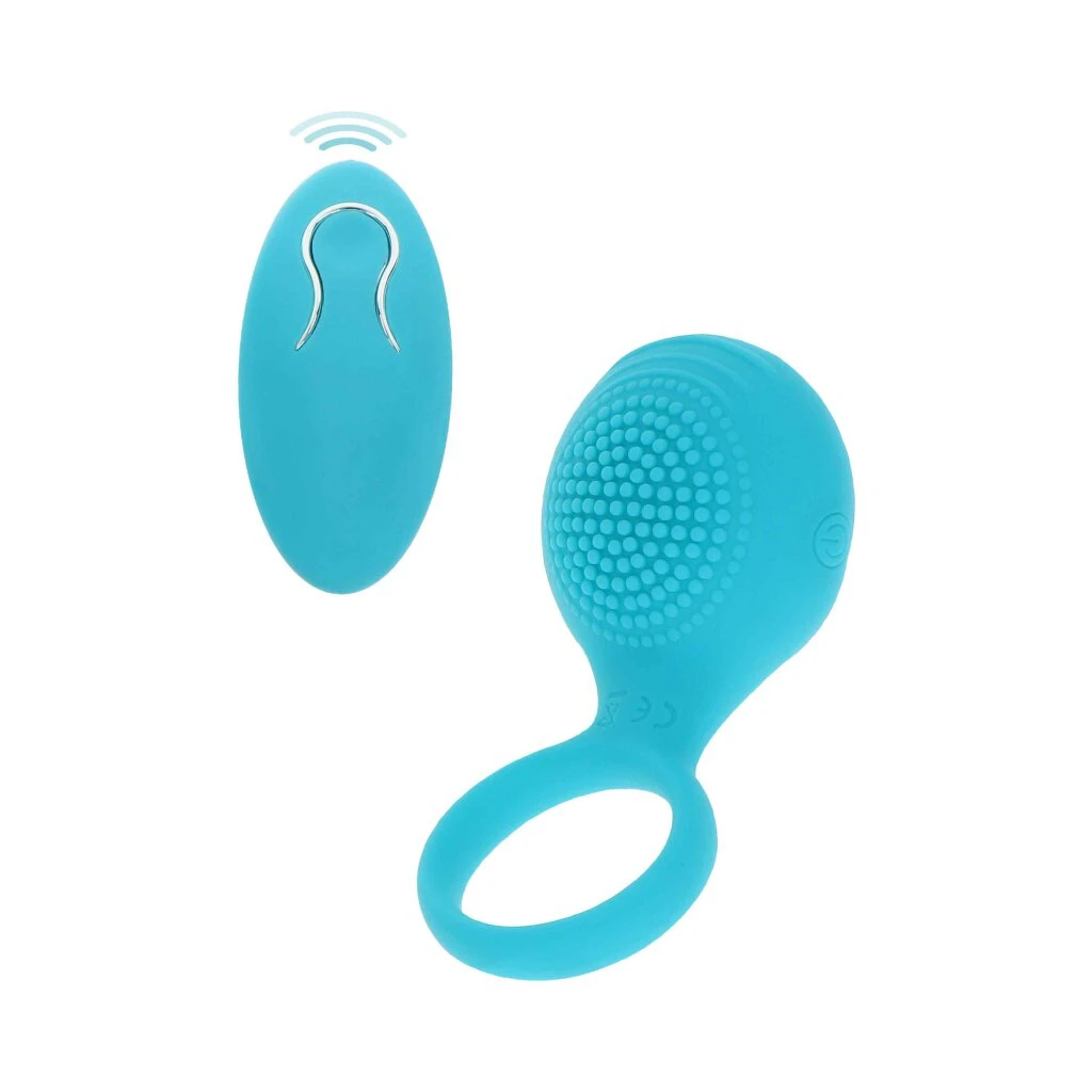 ToyJoy Tickle Brush C-Ring Blue 3 ToyJoy Tickle Brush C-Ring Blue