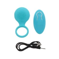 ToyJoy Tickle Brush C-Ring Blue 12 ToyJoy Tickle Brush C-Ring Blue -Sexspielzeug Geschäft tickle brush c ring blue4