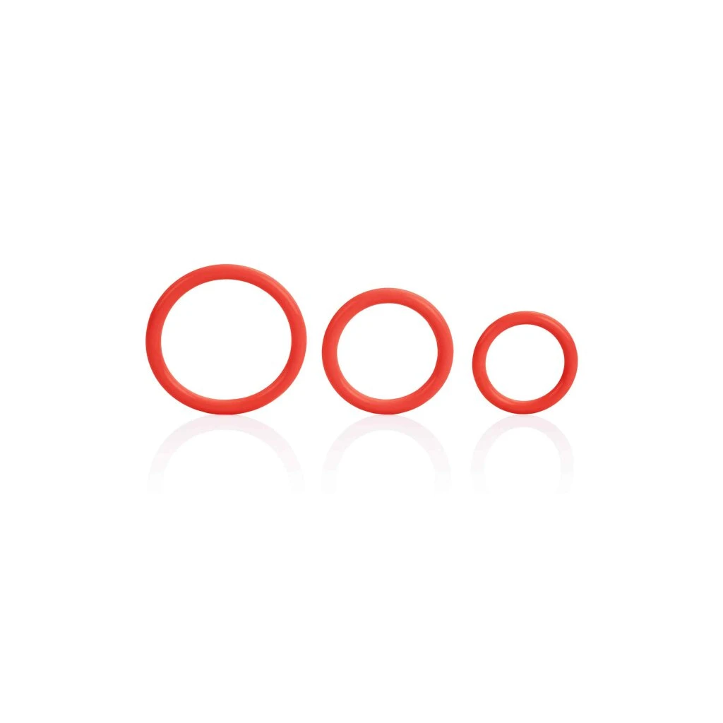 CalExotics Tri-Rings Red 3 CalExotics Tri-Rings Red