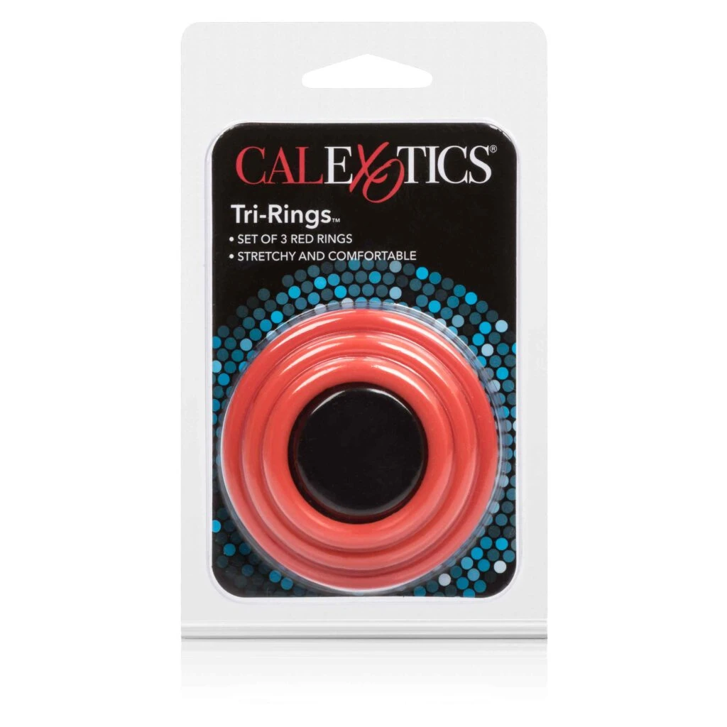 CalExotics Tri-Rings Red 4 CalExotics Tri-Rings Red – Bild 2
