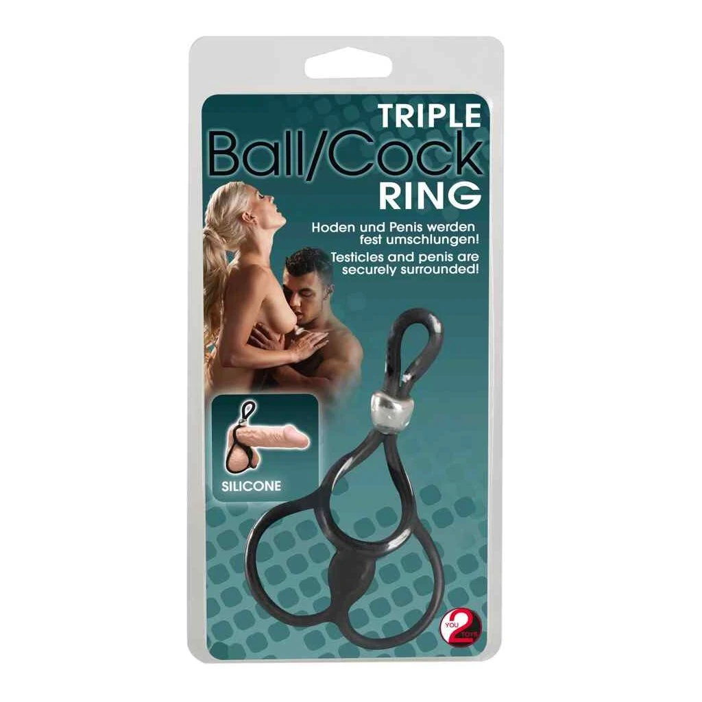 You2Toys Triple Ball- Und Cockring 3 You2Toys Triple Ball- Und Cockring