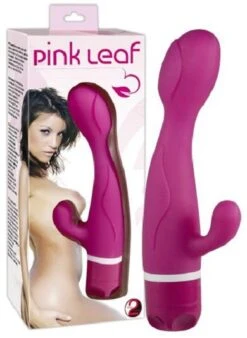 Pink Leaf - Vibrator Mit Reizstruktur Und Klitorisreizarm Pink