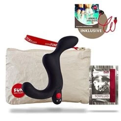 Fun Factory DUKE Schwarz. Prostata Stimulator Mann (Set Inkl. Tollen Zubehör) Vibrato