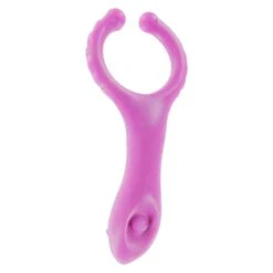 ToyJoy Vibrating Clit-Stim C-Ring Purple -Sexspielzeug Geschäft vibrating clit stim c ring purple3