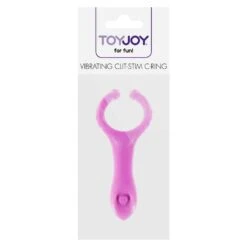 ToyJoy Vibrating Clit-Stim C-Ring Purple -Sexspielzeug Geschäft vibrating clit stim c ring purple4